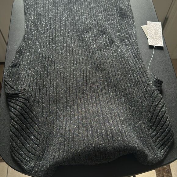 Chicos lurex sweater nwt size 0 graphite grey - Picture 4 of 5